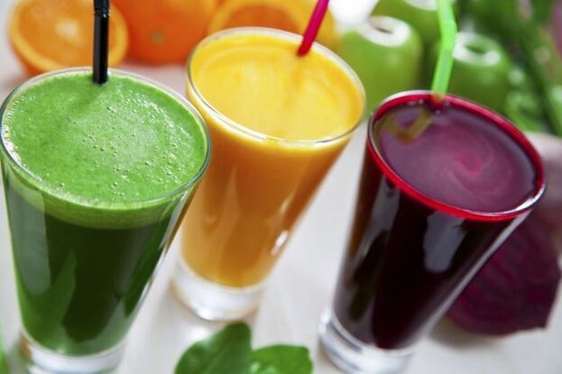 Freshly squeezed vegetables and juices improve blood circulation