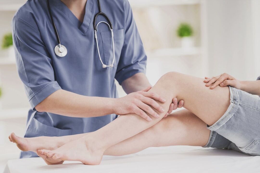 Physical examination for varicose veins