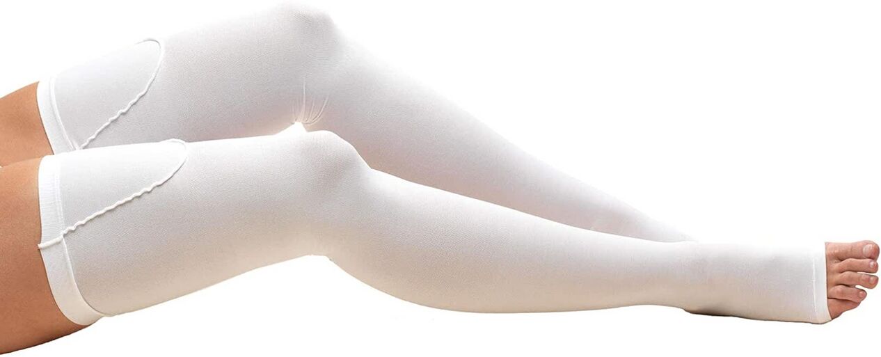 Wear elastic stockings to treat varicose veins